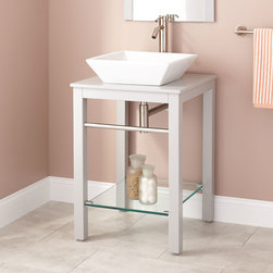 22" CAYNESTON VESSEL SINK VANITY - GRAY - Bathroom Vanities And Sink Consoles