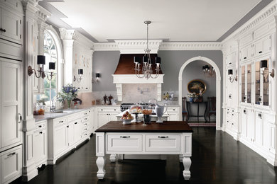 Elegant kitchen photo in Tampa
