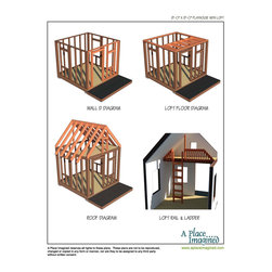 8'x8' Playhouse With Loft - Products