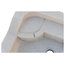 White Marble 2-Tier Bathroom Sink