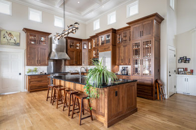 Elegant kitchen photo in Denver