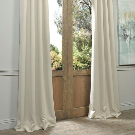 Eggnog Grommet Room Darkening Curtain, Set of 2, 50"x108"