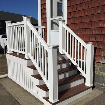 Porch Remodel at Farrell Backlund Insurance Agency Taunton