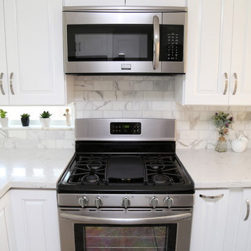 White Quartz on White Cabinets