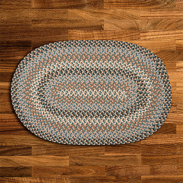 Colonial Mills Boston Common BC54 Driftwood Teal Traditional Area Rug ...