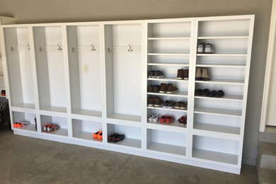 Inspiration for a contemporary garage remodel in Columbus