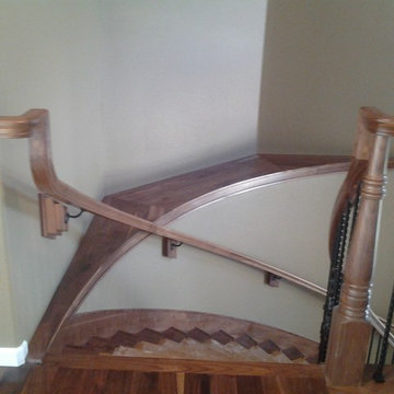 Walnut Stair Case