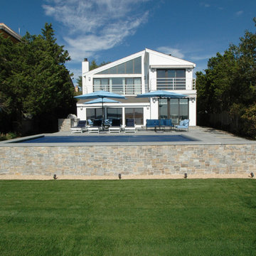 Northport waterfront gunite swimming pool