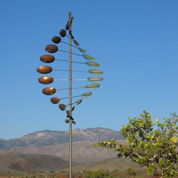 Double Helix Horizontal Wind Sculpture