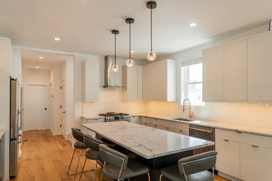 Inspiration for a modern kitchen remodel in Philadelphia