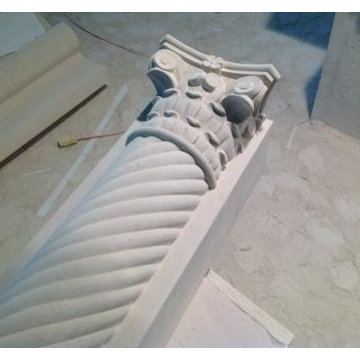 Custom Cut Lueders Limestone Carvings - Mezger