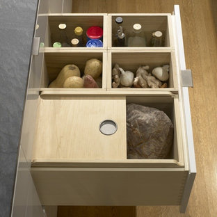 Custom Cabinet with Sliding Bread Drawer