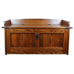 Mission Storage Shoe Bench Traditional Shoe Storage By