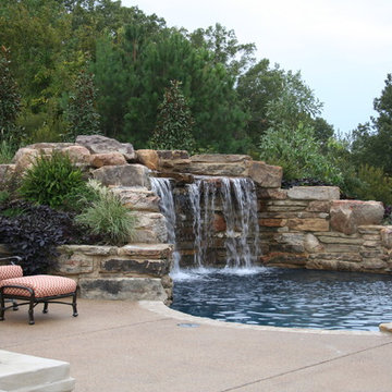 Freeform Pool & Waterfall