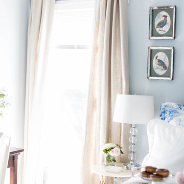 Venice Lagoon Collection Tab Top Curtain Panels