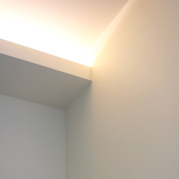 Uplighting creates soft warm environment