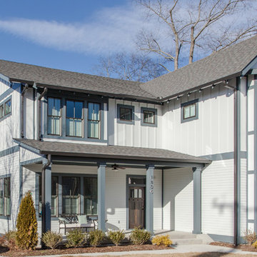 Exterior - Sherwin Williams Fluer de Sel with Grays Harbor