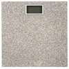 Modern Granite Digital Body Scale, Beige, 11x11"