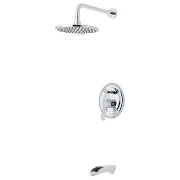 Eleganzia Series Shower Chrome Bathroom Faucet