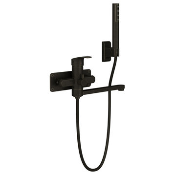 PULSE Showerspas Wall Mounted Tub Filler, Oil-Rubbed Bronze