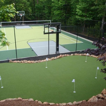 Backyard Sport Court & Putting Green