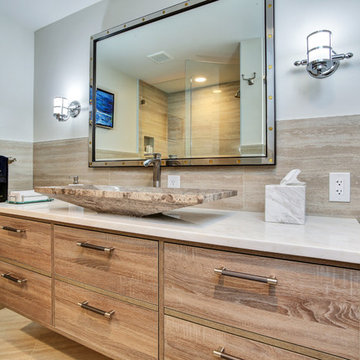 Contemporary Custom Sapele Cabinets