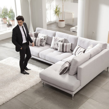 Opera Modern Sectional Sofa by Famaliving California