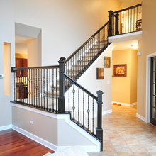 Iron stair balusters