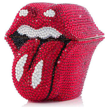 Jay Strongwater Rolling Stones Lips Rock Box