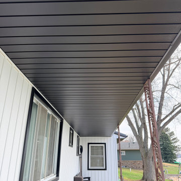 White Board and Batten w/ Steel Roof