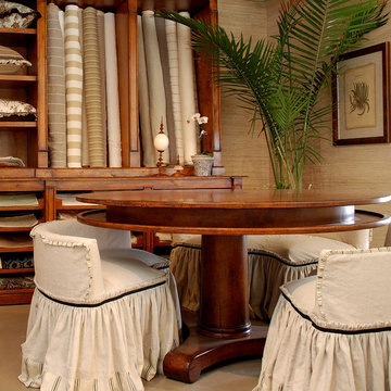 Slipcovered Dining Bench