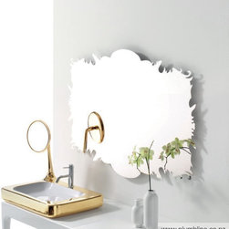 Hayon Stainless Steel Decorative Mirror Medium - Bathroom Basins
