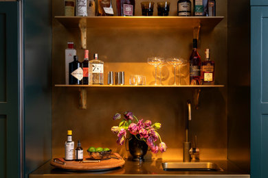 Inspiration for a home bar remodel in Houston