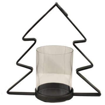 Christmas Metal Christmas Tree (Med) Metal Candle Holiday 41562A2