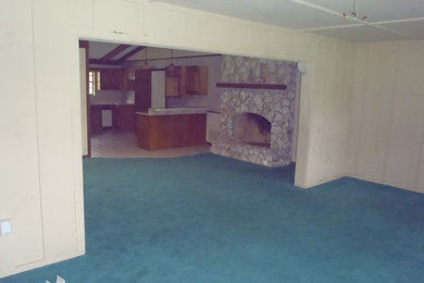 Inspiration for a transitional home design remodel in Orlando