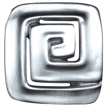 Square Spiral Knob, Oil Rub Bronze