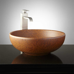 Coffeen Hand-Glazed Vessel Sink - Bathroom Sinks