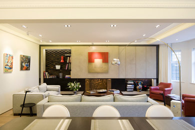 This is an example of a contemporary home design in London.