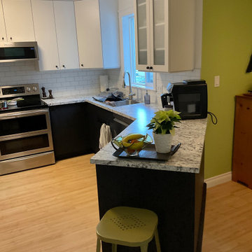 Corner kitchen cabinet design