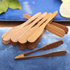 Novica Handmade Easy Service Teak Wood Tongs (Set Of 6)
