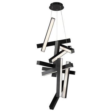 Modern Forms Chaos 12-Light 23" in Black