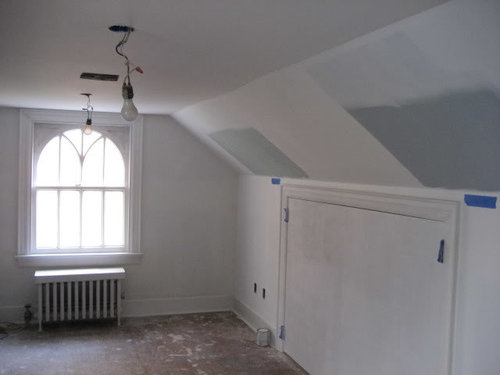 Answers Wavy Drywall Seam Between Sloped Wall Ceiling Houzz