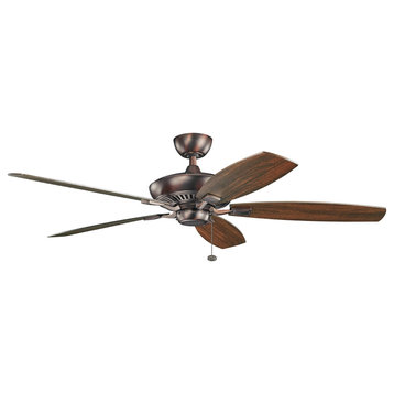 60" Canfield XL Fan, Oil Brushed Bronze/Walnut and Cherry Blades