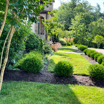 French Country Garden Design in Bethesda, Maryland