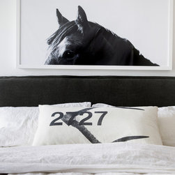 Rupert Bedhead in Boston Asphalt Linen - Bedroom Furniture