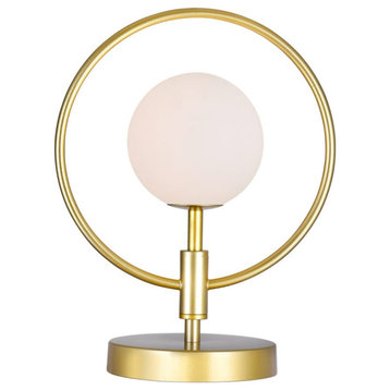 Celeste 1 Light Lamp with Medallion Gold Finish