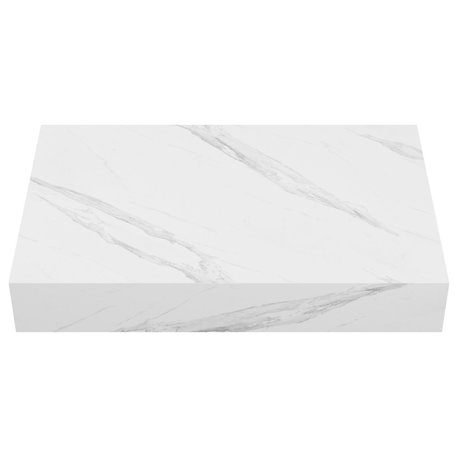 Swiss Madison SM-WSM601-SH Monaco 36" Stone Composite Vanity Top - White Marble
