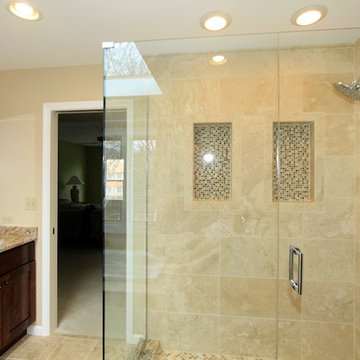 Wheaton Transitional Master Bathroom Remodeling