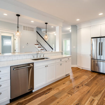Transitional Kitchen | White On White