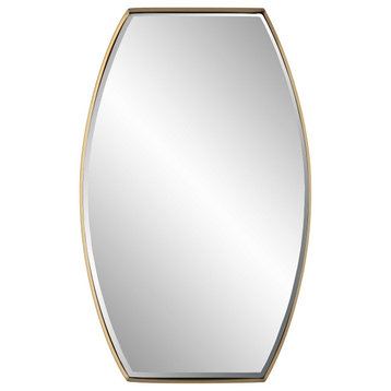 Portal Modern Brass Mirror